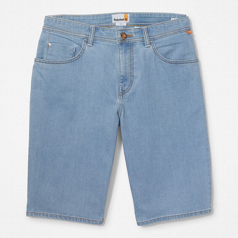 Timberland Canobie Lake Denim Kratke Hlače Plave | 77606809