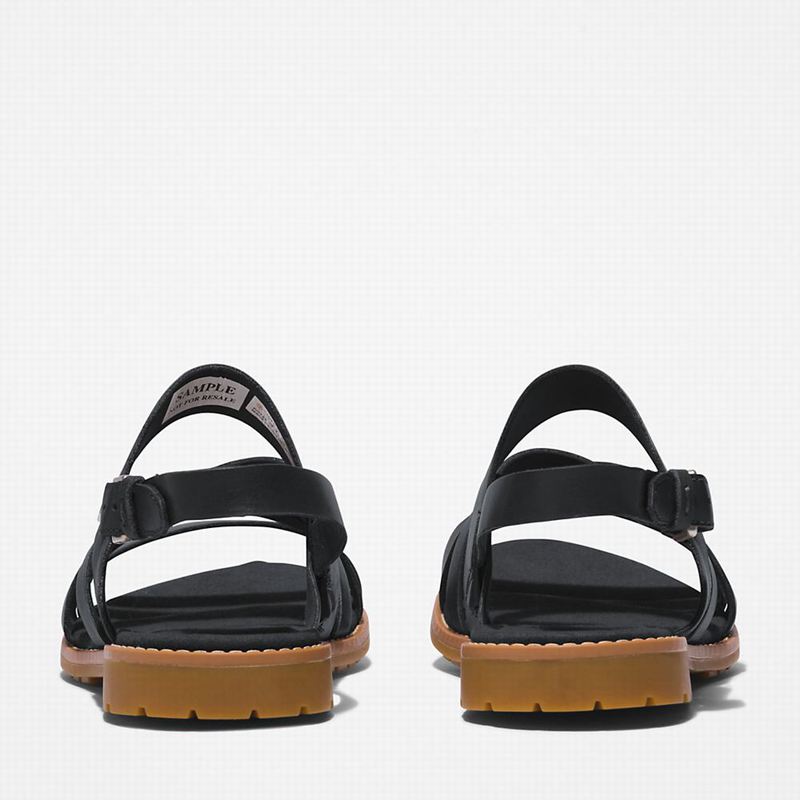 Timberland Chicago Riverside Backstrap Sandale Crne | 39612348