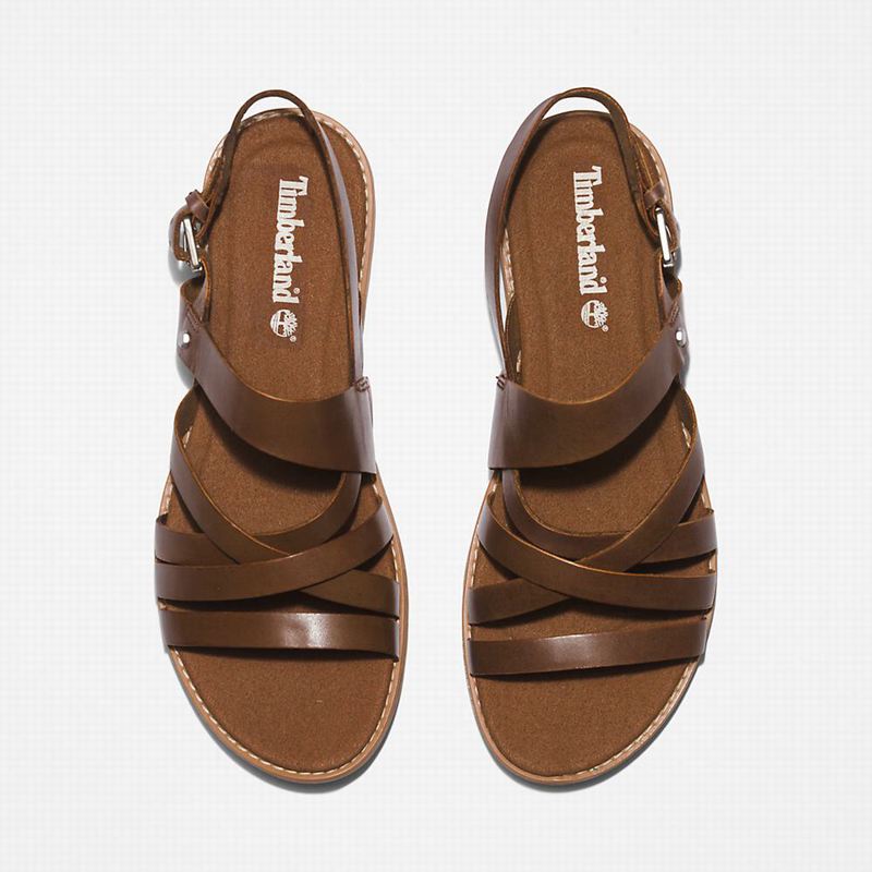 Timberland Chicago Riverside Backstrap Sandale Smeđe | 42280154