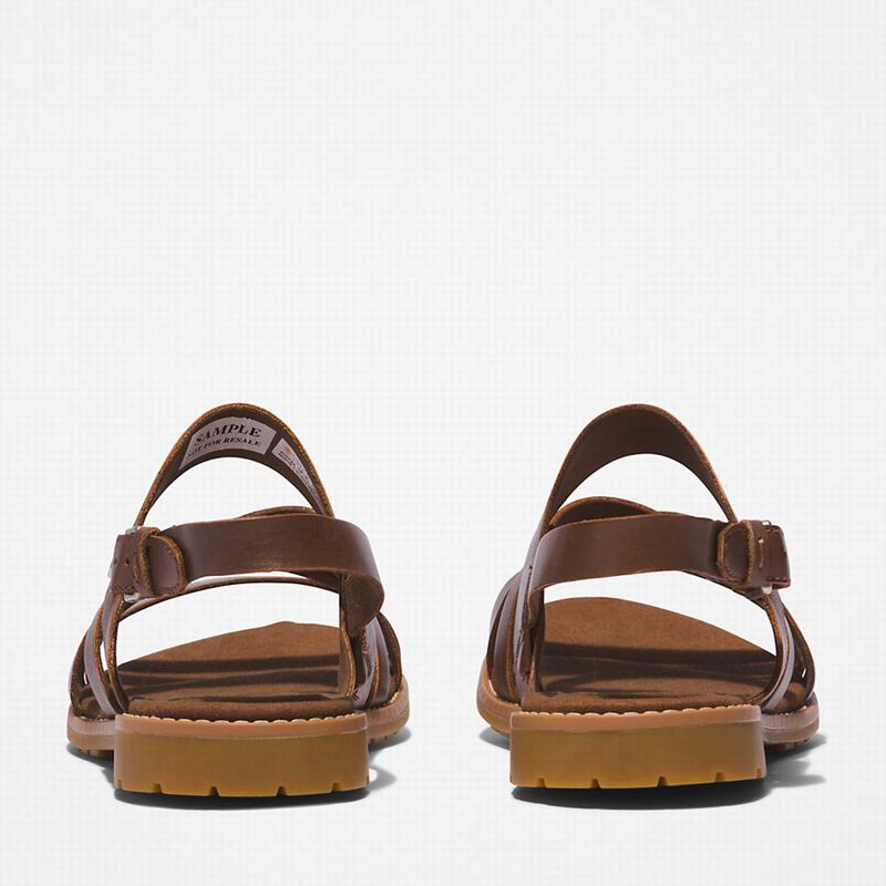 Timberland Chicago Riverside Backstrap Sandale Smeđe | 42280154