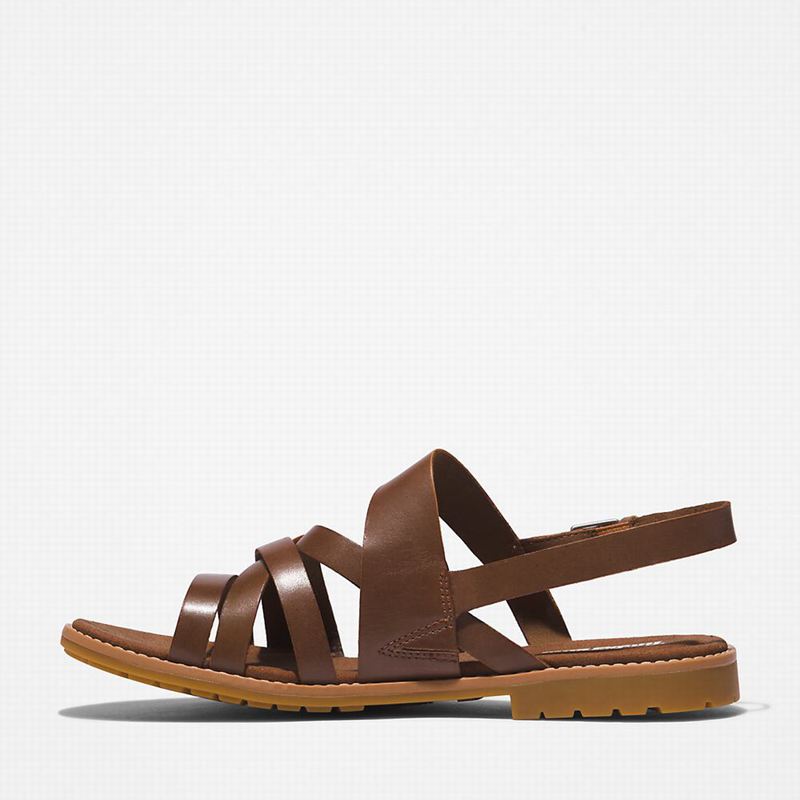 Timberland Chicago Riverside Backstrap Sandale Smeđe | 42280154