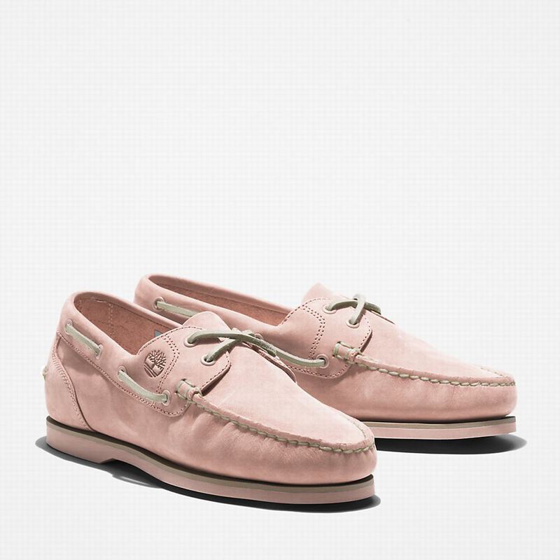 Timberland Classic 2-Eye Cipele Za Čamce Roze | 22417522