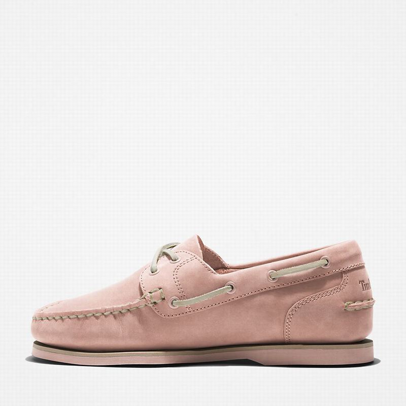 Timberland Classic 2-Eye Cipele Za Čamce Roze | 22417522