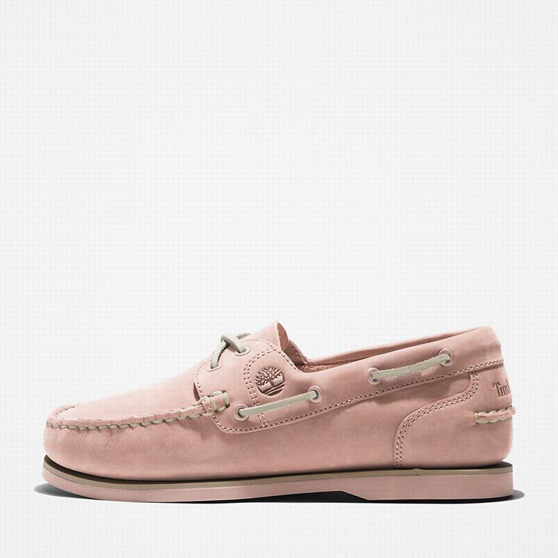 Timberland Classic 2-Eye Cipele Za Čamce Roze | 22417522