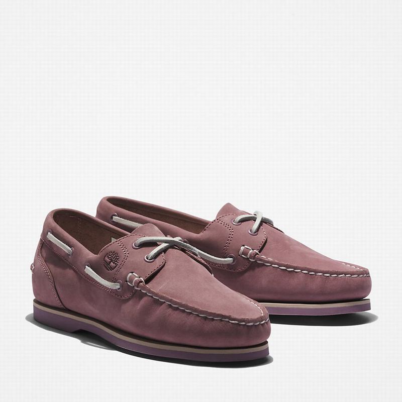 Timberland Classic 2-Eye Cipele Za Čamce Roze | 44952755