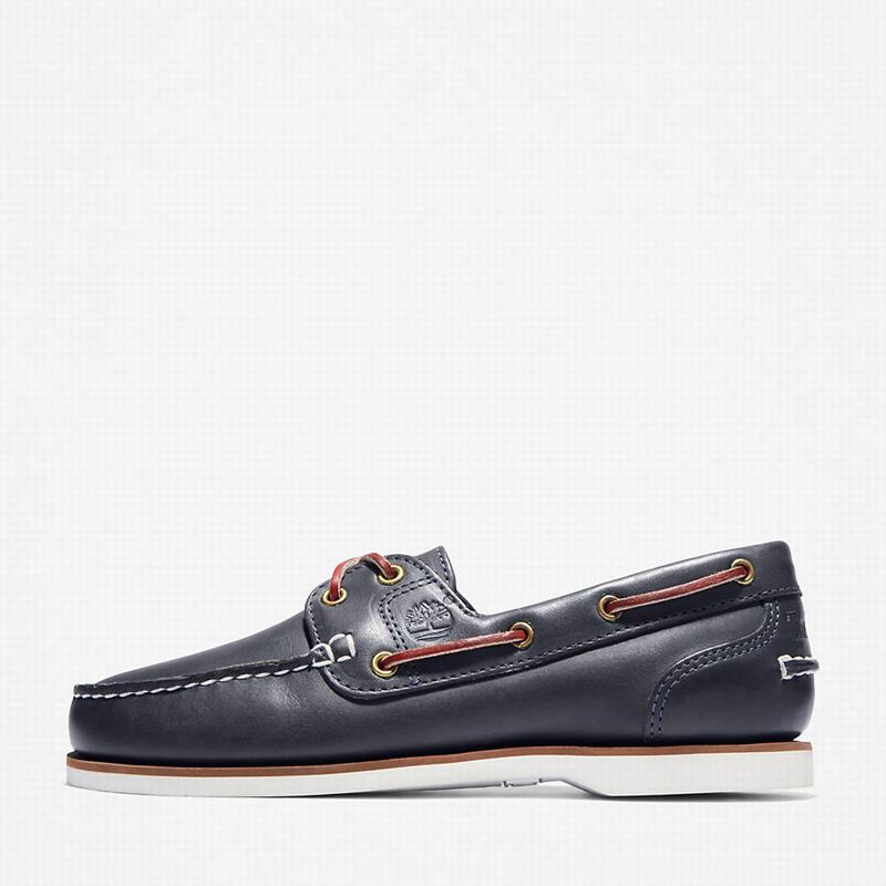 Timberland Classic 2-Eye Cipele Za Čamce Tamnoplave | 85661762