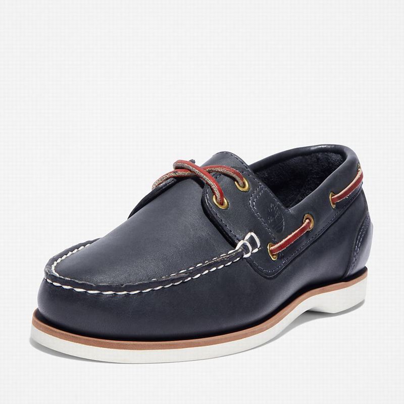 Timberland Classic 2-Eye Cipele Za Čamce Tamnoplave | 85661762
