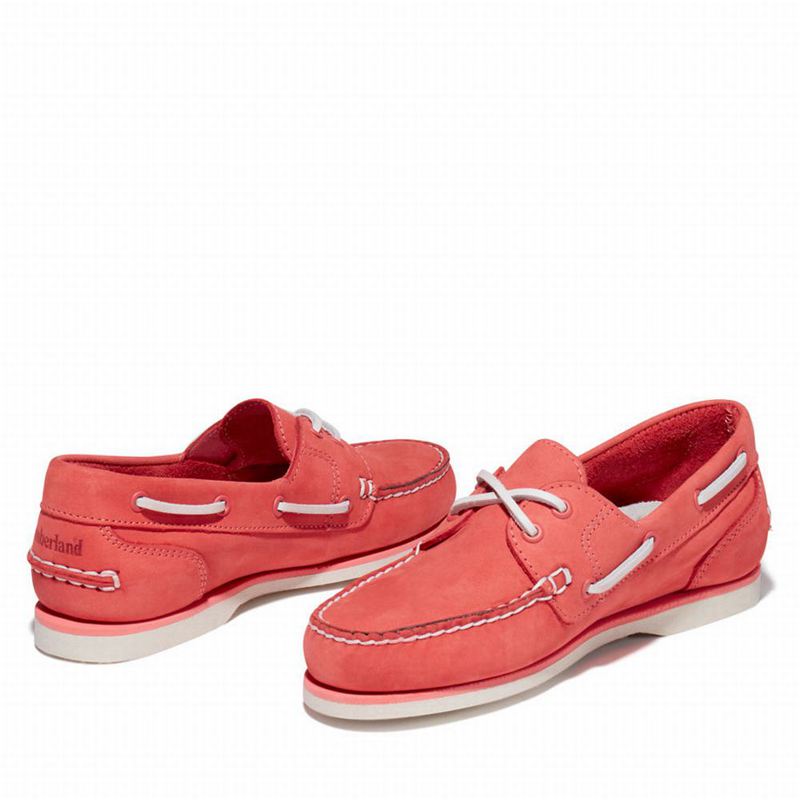 Timberland Classic 2-Eye Cipele Za Čamce Crvene | 9095914