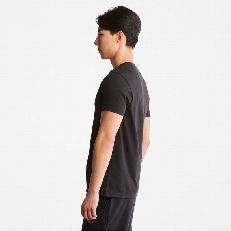 Timberland Classic Crew Majice Crne | 82569214