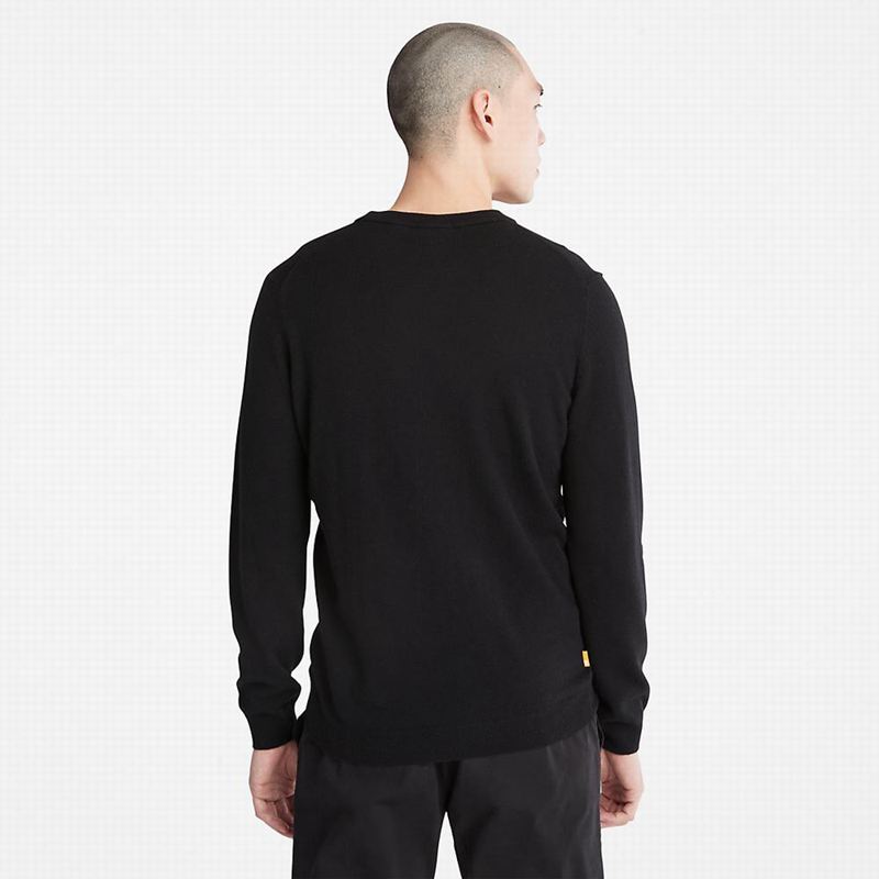 Timberland Cohas Brook Crewneck Džemperi Crne | 3197709