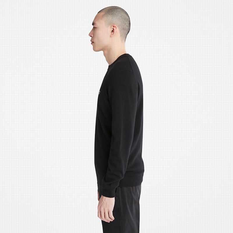 Timberland Cohas Brook Crewneck Džemperi Crne | 3197709