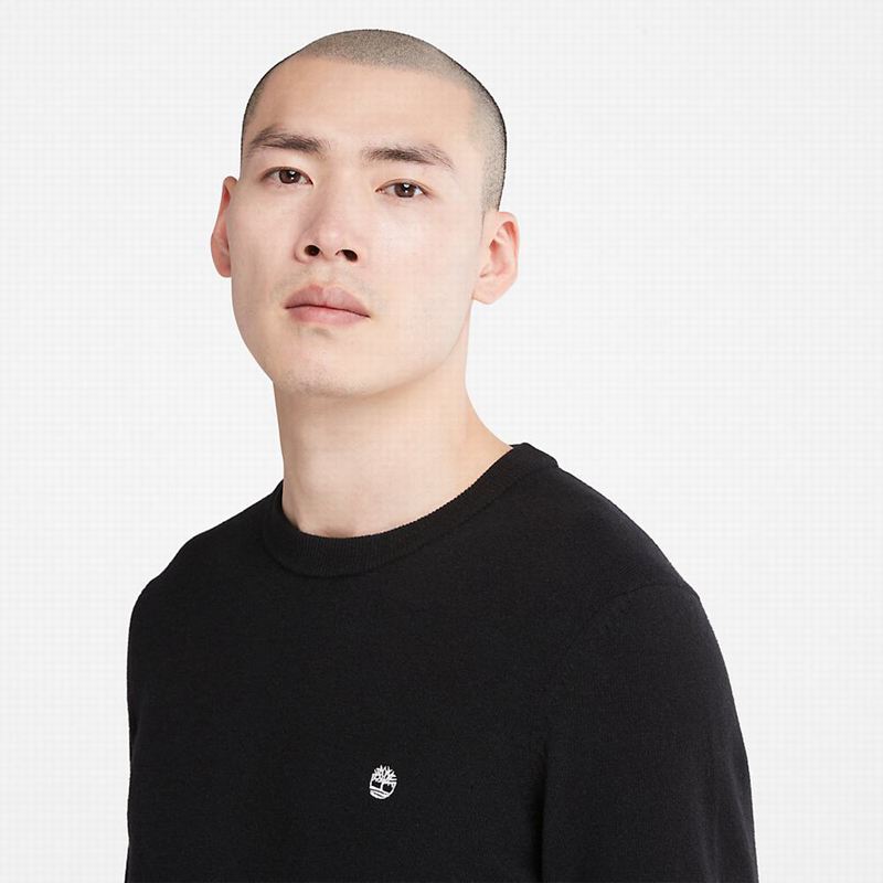 Timberland Cohas Brook Crewneck Džemperi Crne | 3197709
