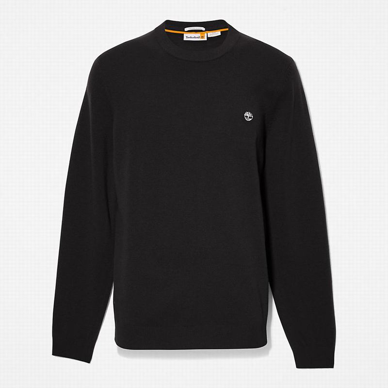 Timberland Cohas Brook Crewneck Džemperi Crne | 3197709