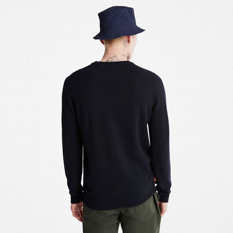 Timberland Cohas Brook Crewneck Džemperi Tamnoplave | 45276167
