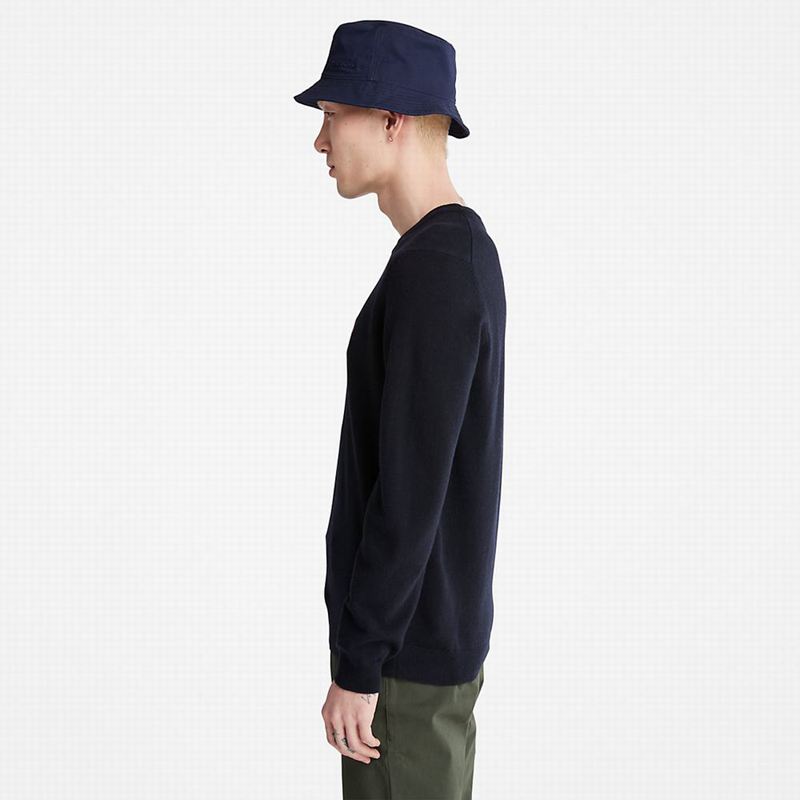 Timberland Cohas Brook Crewneck Džemperi Tamnoplave | 45276167