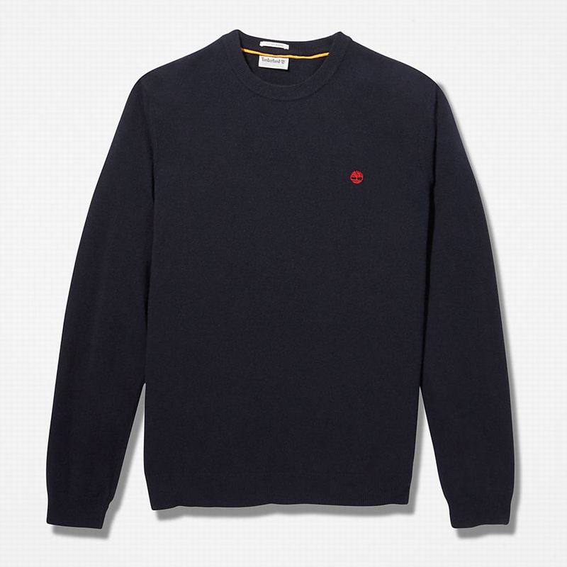 Timberland Cohas Brook Crewneck Džemperi Tamnoplave | 45276167