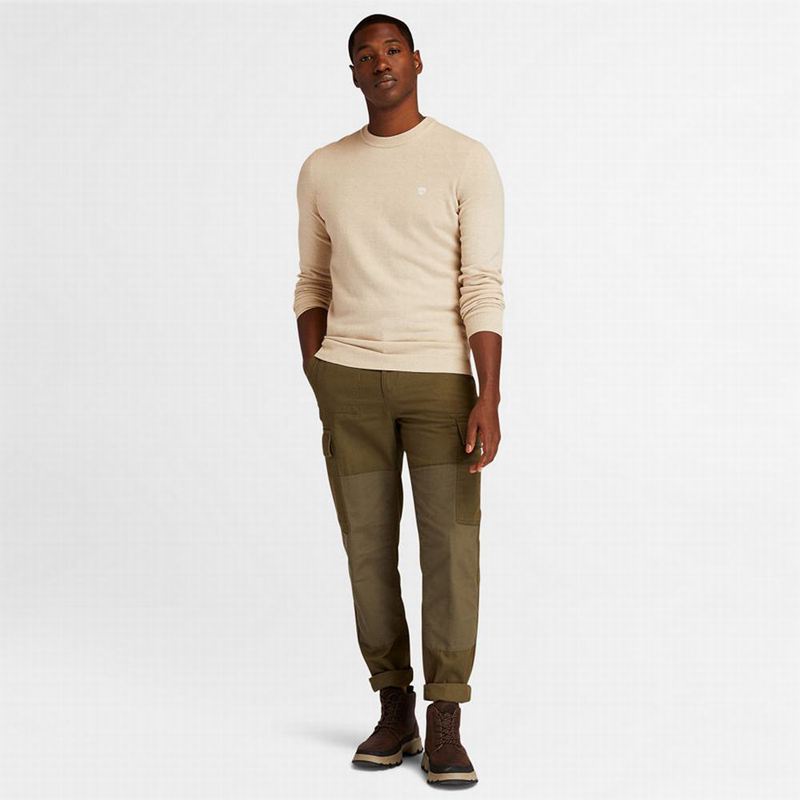 Timberland Cohas Brook Crewneck Džemperi Bijele | 61517563