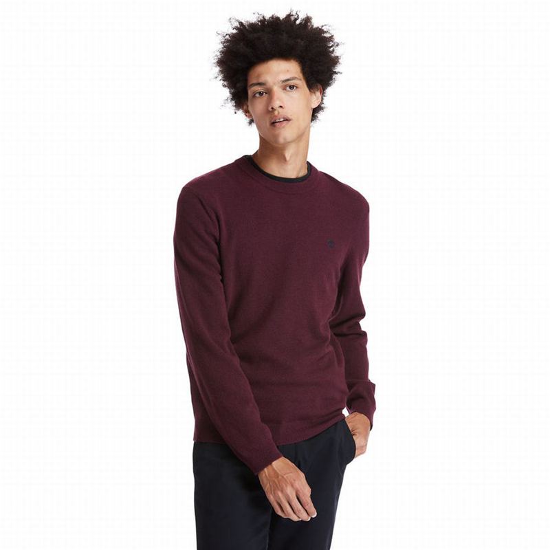 Timberland Cohas Brook Crewneck Džemperi Bordo | 70554003