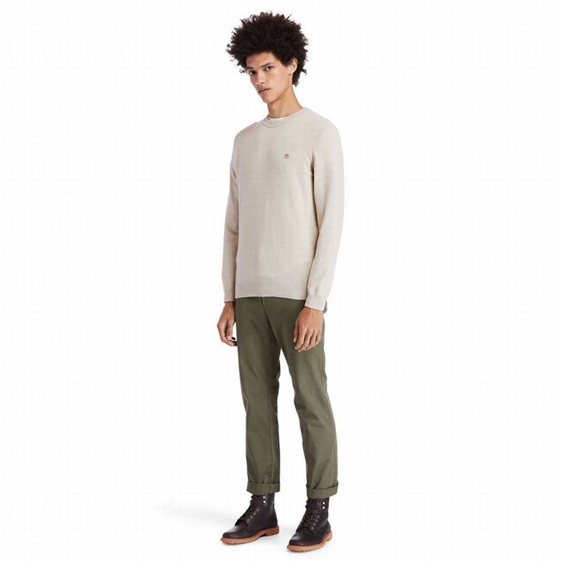 Timberland Cohas Brook Crewneck Džemperi Bež | 78645022