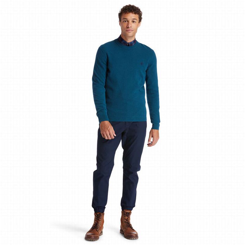 Timberland Cohas Brook Crewneck Džemperi Plave | 92472655