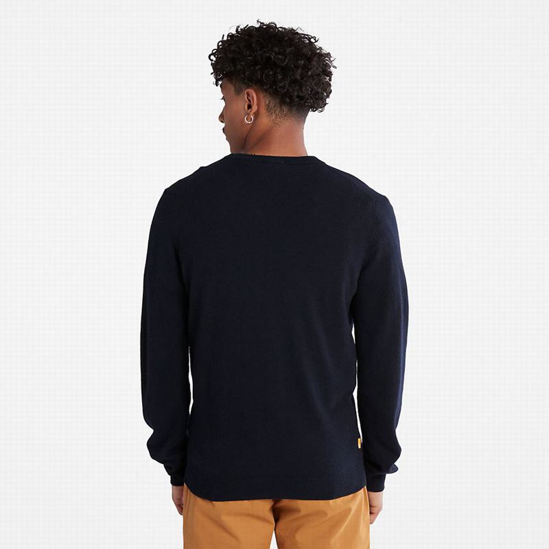 Timberland Cohas Brook V-Neck Džemperi Tamnoplave | 23796779