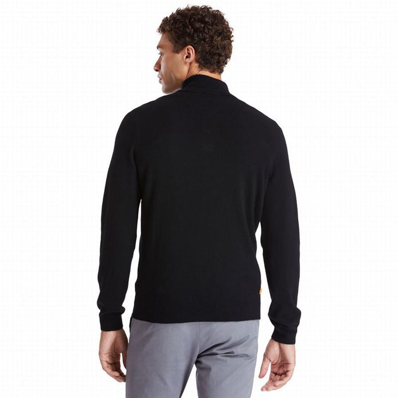 Timberland Cohas Brook Zip-neck Džemperi Crne | 41027992