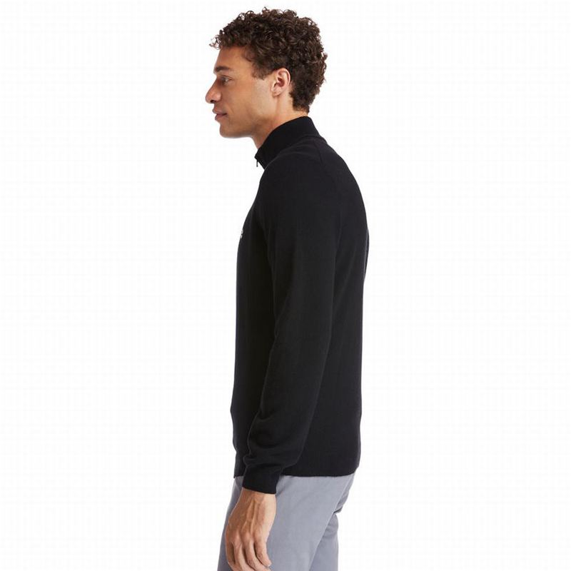 Timberland Cohas Brook Zip-neck Džemperi Crne | 41027992
