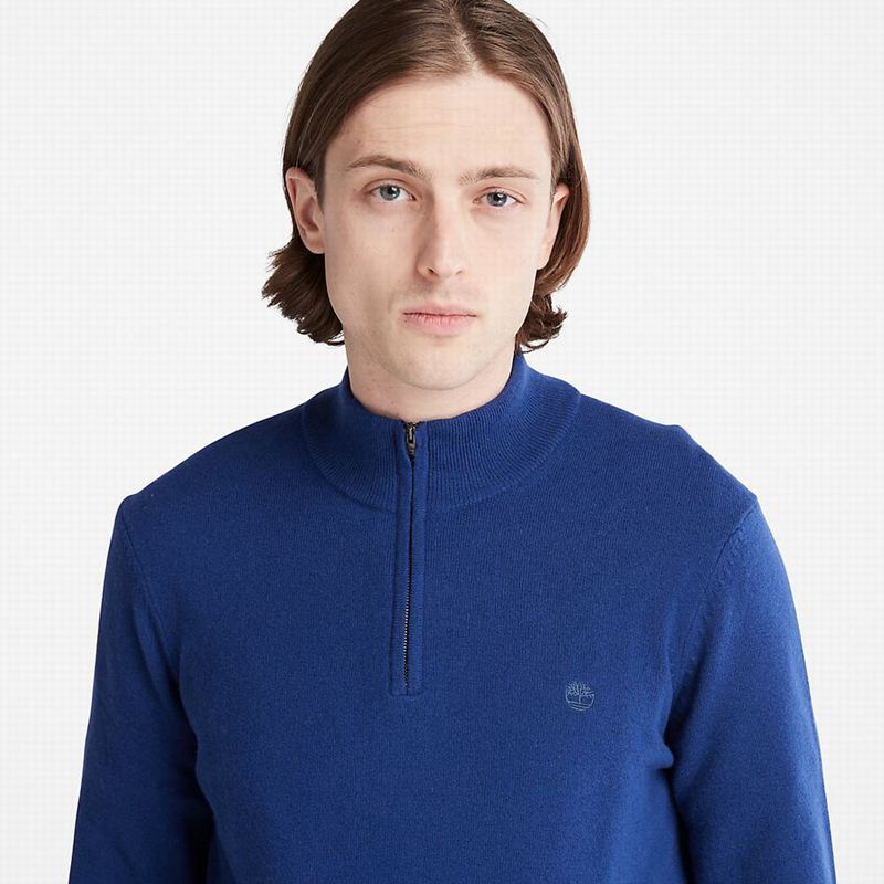 Timberland Cohas Brook Zip-neck Skakači Plave | 81722318