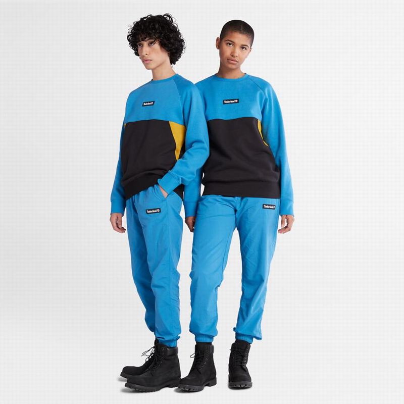 Timberland Colorblock Crewneck Dukserice Crne | 35634168