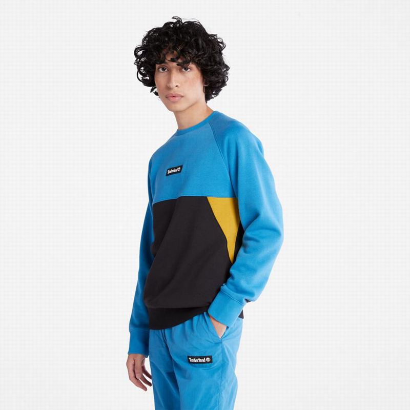 Timberland Colorblock Crewneck Dukserice Crne | 35634168