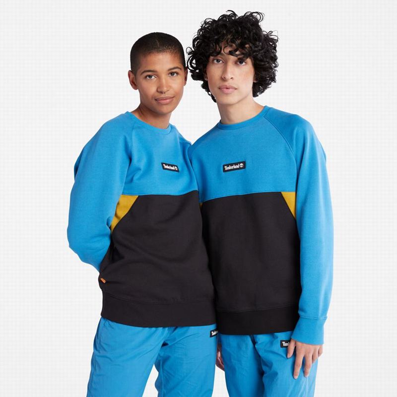 Timberland Colorblock Crewneck Dukserice Crne | 35634168