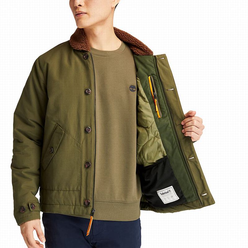 Timberland Corduroy Chore Jakne Maslinasto Zelene | 36860196