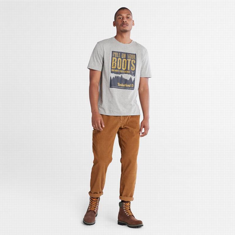 Timberland Corduroy Jogger Hlače Smeđe | 42218054