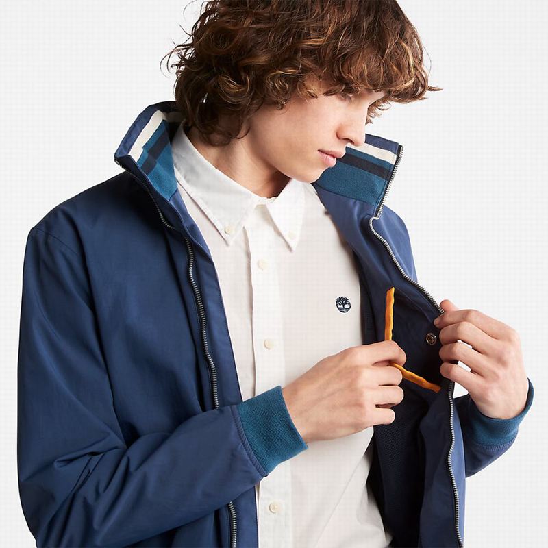 Timberland Corduroy Zip Overshirt Jakne Plave | 37104794