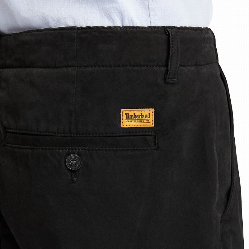 Timberland Core Twill Cargo Hlače Crne | 83991009