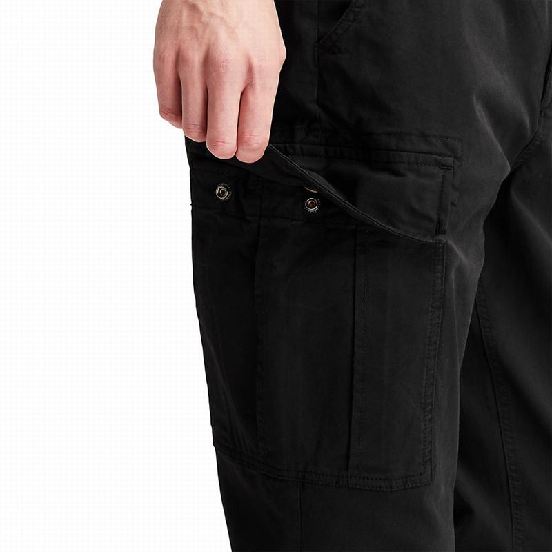 Timberland Core Twill Cargo Hlače Crne | 83991009