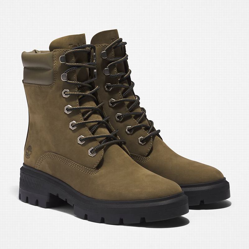 Timberland Cortina Valley 6 Inch Čizme Maslinasto Zelene | 76914782