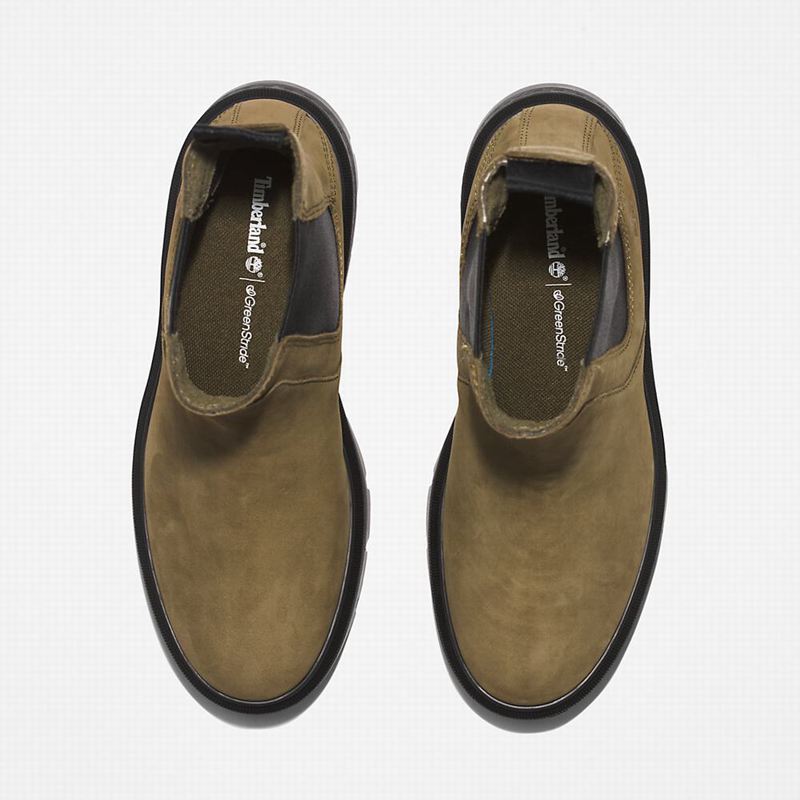 Timberland Cortina Valley Chelsea Čizme Maslinasto Zelene | 61903102