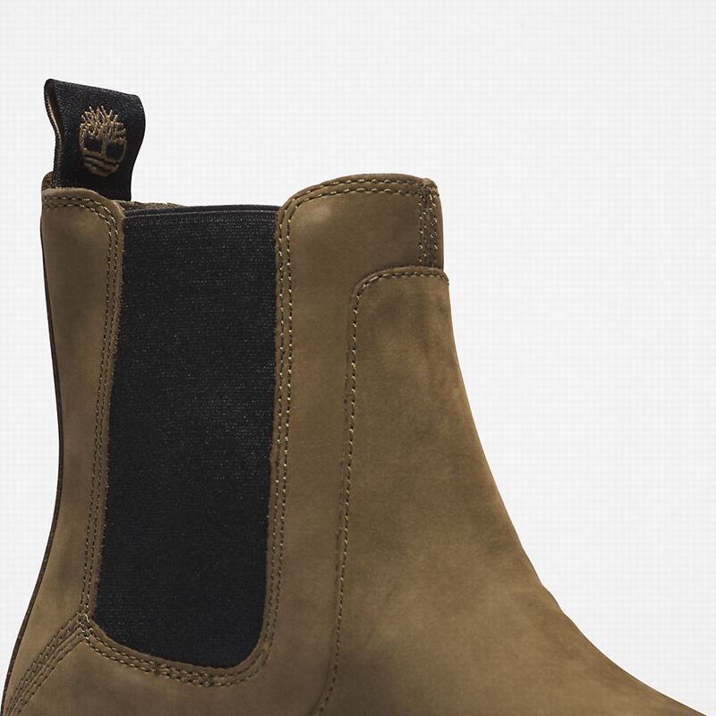 Timberland Cortina Valley Chelsea Čizme Maslinasto Zelene | 61903102