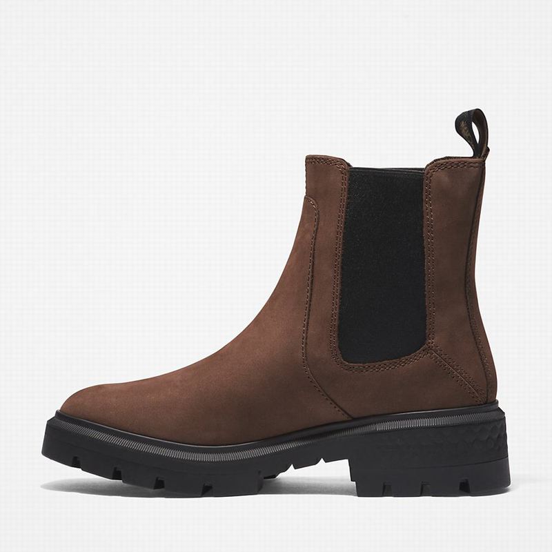 Timberland Cortina Valley Chelsea Čizme Smeđe | 90288415