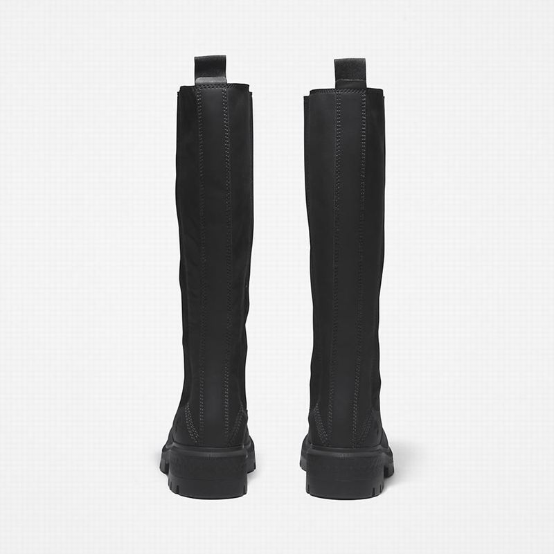 Timberland Cortina Valley Tall Visoke Čizme Crne | 36014217
