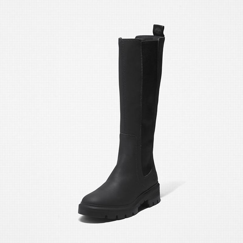 Timberland Cortina Valley Tall Visoke Čizme Crne | 36014217