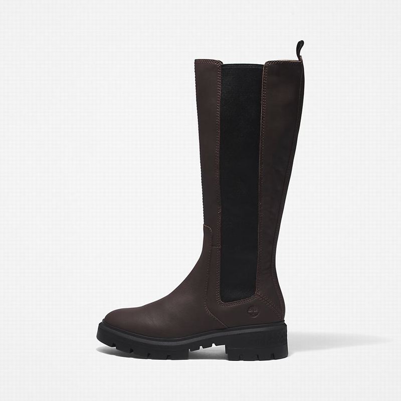 Timberland Cortina Valley Tall Visoke Čizme Smeđe | 64959035