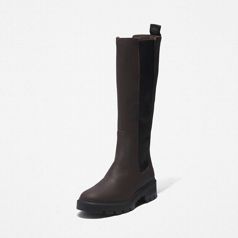 Timberland Cortina Valley Tall Visoke Čizme Smeđe | 64959035