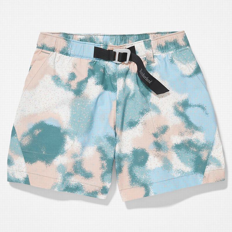 Timberland Cotton Kratke Hlače Svijetlo Plave | 44776630