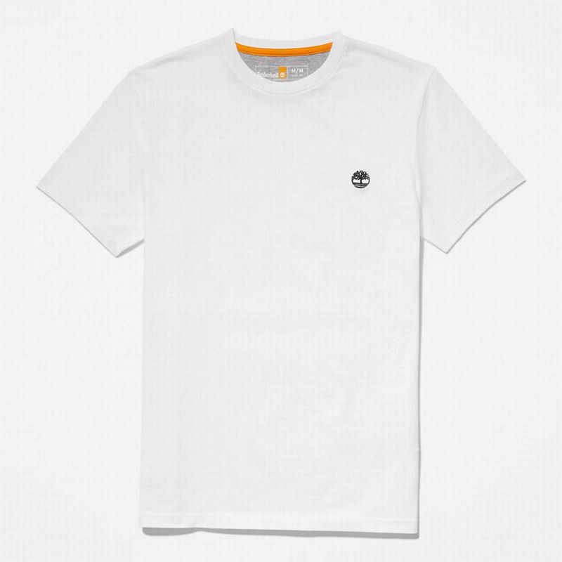 Timberland Cotton Logo Majice Bijele | 57242838
