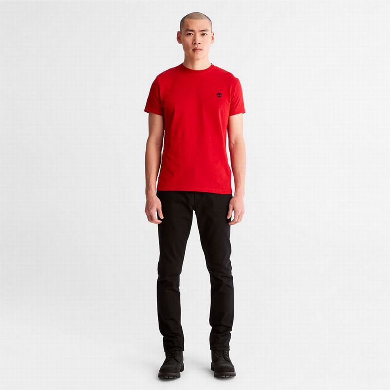 Timberland Cotton Logo Majice Crvene | 5750824
