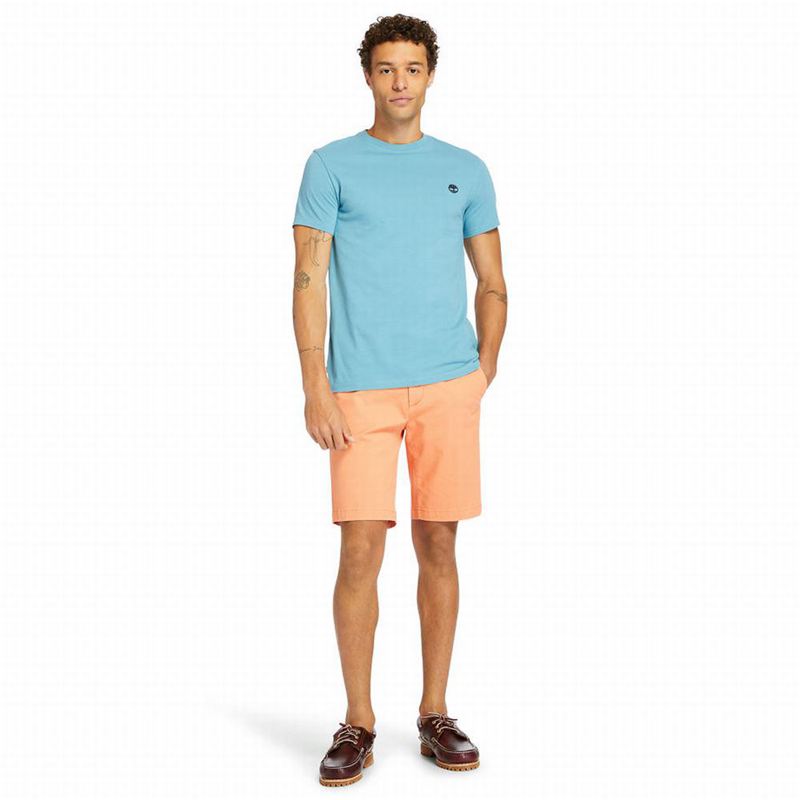 Timberland Cotton Logo Majice Plave | 58391272