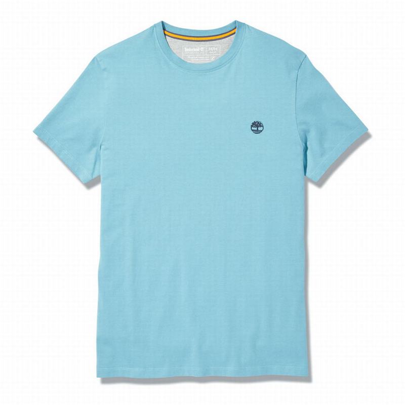 Timberland Cotton Logo Majice Plave | 58391272