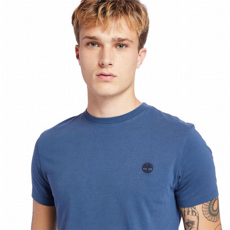Timberland Cotton Logo Majice Tamnoplave | 71137430